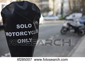 Picture - parking spot for 
solo motorcycles 
only. fotosearch 
- search stock 
photos, pictures, 
images, and photo 
clipart