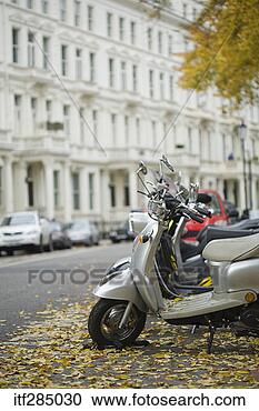 Stock Photography - row of parked 
scooters. fotosearch 
- search stock 
photos, pictures, 
images, and photo 
clipart