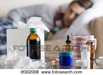 Stock Photo - sick man resting 
by medicine. fotosearch 
- search stock 
photos, pictures, 
images, and photo 
clipart
