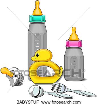 Stock Illustration - baby stuff. fotosearch 
- search clipart, 
illustration, 
drawings and vector 
eps graphics images