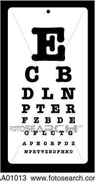 Drawing - eye chart. fotosearch 
- search clipart, 
illustration, 
drawings and vector 
eps graphics images