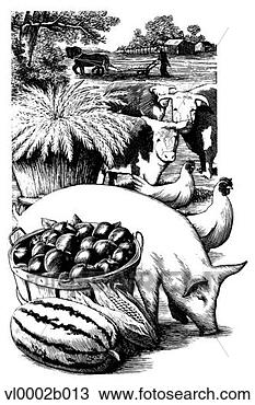 Clipart - farm animals and 
harvest. fotosearch 
- search clipart, 
illustration, 
drawings and vector 
eps graphics images
