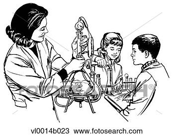 Clipart - mother and children 
with chemistry 
set. fotosearch 
- search clipart, 
illustration, 
drawings and vector 
eps graphics images