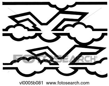 Clipart - birds flying. 
fotosearch - search 
clipart, illustration, 
drawings and vector 
eps graphics images