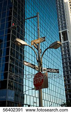 Stock Photography - broad financial 
center at the 
corner of whitehall 
and pearl streets. 
fotosearch - search 
stock photos, 
pictures, images, 
and photo clipart