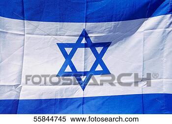 Stock Image - close-up of the 
flag of israel. 
fotosearch - search 
stock photos, 
pictures, images, 
and photo clipart