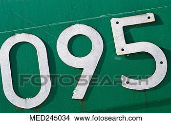Stock Photo - close-up of number. 
fotosearch - search 
stock photos, 
pictures, images, 
and photo clipart