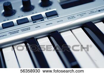 Arquivo de Fotografias - close-up,  teclas, 
 controles,  elétrico, 
 teclado. fotosearch 
- busca de fotos, 
imagens e clipart