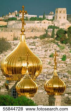 Stock Photo - israel, jerusalem, 
mary magdalene 
church. fotosearch 
- search stock 
photos, pictures, 
images, and photo 
clipart