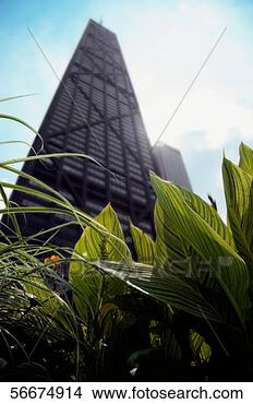 Stock Photo - low angle view 
of a building, 
 john hancock 
building,  chicago. 
fotosearch - search 
stock photos, 
pictures, images, 
and photo clipart