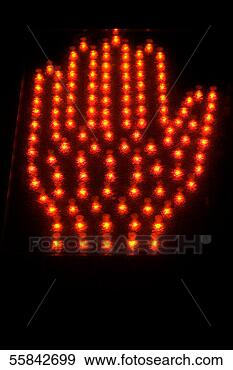 Stock Photograph - red light bulbs 
forming the shape 
of human hand. 
fotosearch - search 
stock photos, 
pictures, images, 
and photo clipart