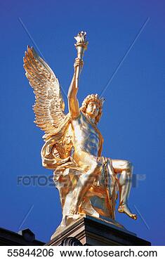 Stock Photo - statue of eros 
at the college 
of fine arts, 
 dresden,  akademie 
und. fotosearch 
- search stock 
photos, pictures, 
images, and photo 
clipart