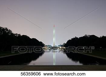 Stock Photo - washington monument 
at dusk,  washington 
monument,  reflecting 
pool. fotosearch 
- search stock 
photos, pictures, 
images, and photo 
clipart
