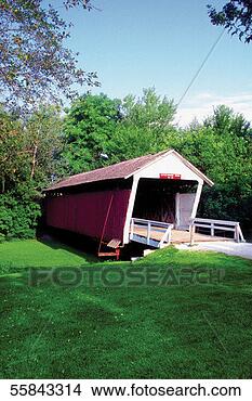 Stock Photo - covered cutler-donahoe 
bridge, madison 
county, iowa, 
usa. fotosearch 
- search stock 
photos, pictures, 
images, and photo 
clipart