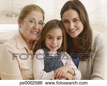 Stock Photo - girl posing with 
mother and grandmother. 
fotosearch - search 
stock photos, 
pictures, images, 
and photo clipart