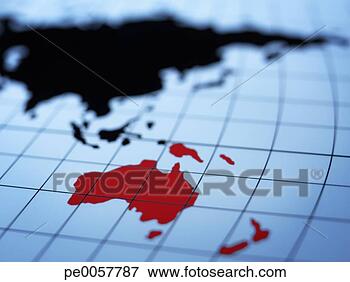 Picture - map of eastern 
hemisphere highlighting 
australia. fotosearch 
- search stock 
photos, pictures, 
images, and photo 
clipart