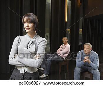 Picture - three businesspeople 
in an office. 
fotosearch - search 
stock photos, 
pictures, images, 
and photo clipart