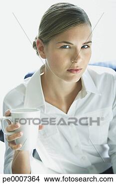Stock Photo - woman with cup 
of coffee. fotosearch 
- search stock 
photos, pictures, 
images, and photo 
clipart