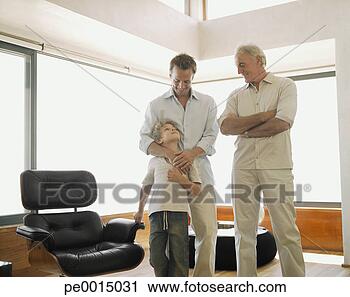 Stock Photography - father and son 
with grandson. 
fotosearch - search 
stock photos, 
pictures, images, 
and photo clipart