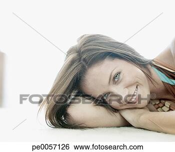 Stock Photo - a woman relaxing. 
fotosearch - search 
stock photos, 
pictures, images, 
and photo clipart
