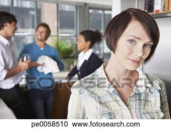 Stock Photography - four people in 
kitchen with wine. 
fotosearch - search 
stock photos, 
pictures, images, 
and photo clipart