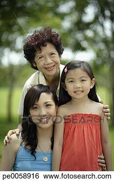 Stock Photo - three generations 
of women outdoors. 
fotosearch - search 
stock photos, 
pictures, images, 
and photo clipart