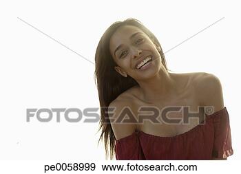 Stock Photograph - woman laughing. 
fotosearch - search 
stock photos, 
pictures, images, 
and photo clipart