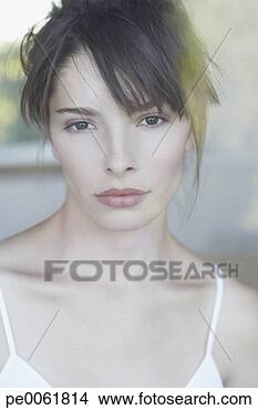 Stock Photo - shot of woman 
through windowpane 
looking at camera. 
fotosearch - search 
stock photos, 
pictures, images, 
and photo clipart