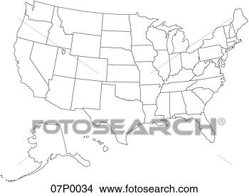 Us Map Vector