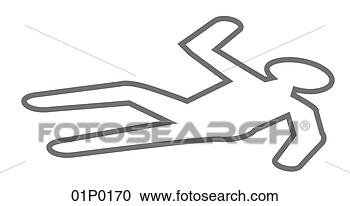 Clipart - body chaulked 
simple. fotosearch 
- search clipart, 
illustration, 
drawings and vector 
eps graphics images