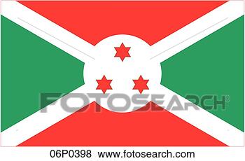 Clip Art - burundi flag. 
fotosearch - search 
clipart, illustration, 
drawings and vector 
eps graphics images
