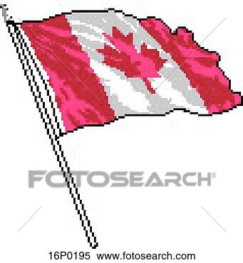 Clipart - canada waving 
flag detail. fotosearch 
- search clipart, 
illustration, 
drawings and vector 
eps graphics images