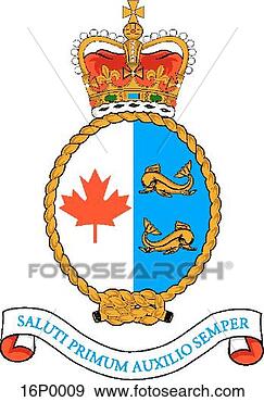 Clip Art - coast guard crest. 
fotosearch - search 
clipart, illustration, 
drawings and vector 
eps graphics images