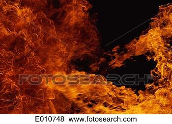 Stock Photo - violent firestorm. 
fotosearch - search 
stock photos, 
pictures, images, 
and photo clipart