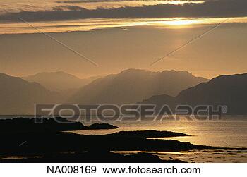 Stock Photograph - sunset at isle 
of skye. fotosearch 
- search stock 
photos, pictures, 
images, and photo 
clipart