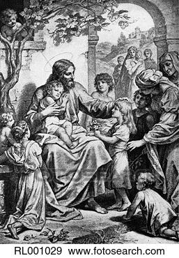 Stock Photograph - christ with children. 
fotosearch - search 
stock photos, 
pictures, images, 
and photo clipart