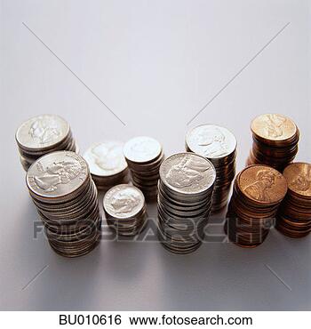 Stock Photo - stacks of coins. 
fotosearch - search 
stock photos, 
pictures, images, 
and photo clipart