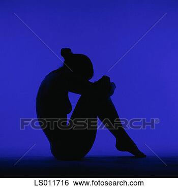 Stock Photo - silhouette of 
woman sitting. 
fotosearch - search 
stock photos, 
pictures, images, 
and photo clipart
