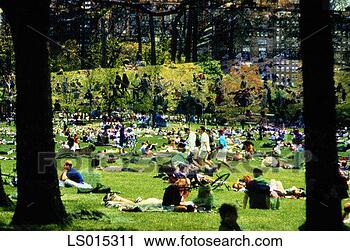 Stock Photography - central park -- 
double exposure. 
fotosearch - search 
stock photos, 
pictures, images, 
and photo clipart