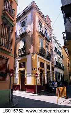 Stock Photo - street corner 
in seville, spain. 
fotosearch - search 
stock photos, 
pictures, images, 
and photo clipart