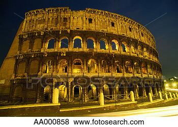 Stock Photo - the colosseum 
at night. fotosearch 
- search stock 
photos, pictures, 
images, and photo 
clipart