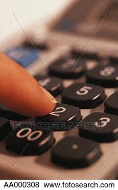 Stock Photo - finger on a number 
key of a calculator. 
fotosearch - search 
stock photos, 
pictures, images, 
and photo clipart