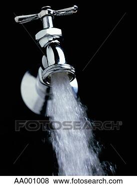 Stock Photo - running water 
from a faucet. 
fotosearch - search 
stock photos, 
pictures, images, 
and photo clipart