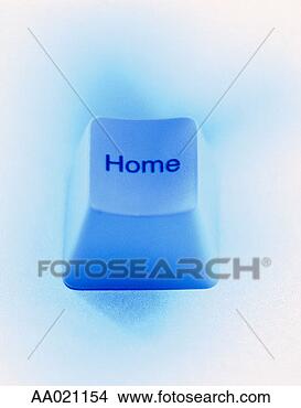 Banco de Imagem - lar,  computador, 
 tecla. fotosearch 
- busca de fotos, 
imagens e clipart