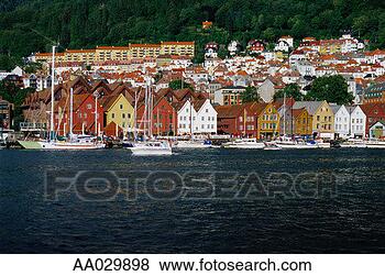 Stock Photo - waterfront, bergen, 
norway. fotosearch 
- search stock 
photos, pictures, 
images, and photo 
clipart