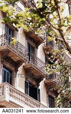 Stock Photography - terraces of apartment 
building. fotosearch 
- search stock 
photos, pictures, 
images, and photo 
clipart