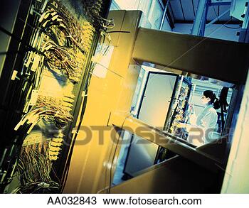 Stock Photo - technology worker. 
fotosearch - search 
stock photos, 
pictures, images, 
and photo clipart