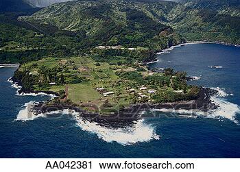 Stock Photography - aerial view of 
hana coastline. 
fotosearch - search 
stock photos, 
pictures, images, 
and photo clipart