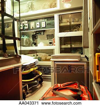 Stock Photography - interior of an 
ambulance. fotosearch 
- search stock 
photos, pictures, 
images, and photo 
clipart