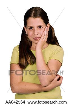 Stock Photo - portrait of 11 
year old girl. 
fotosearch - search 
stock photos, 
pictures, images, 
and photo clipart